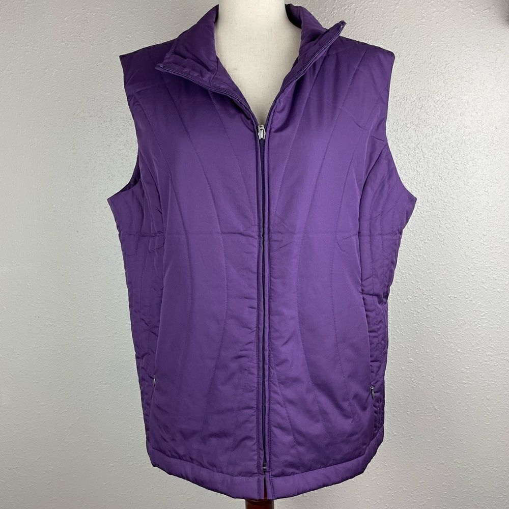 Samantha’s Style Shop Purple Vest Size XL EUC